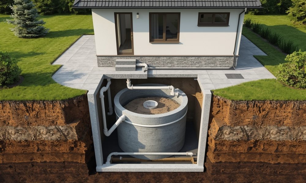 Dogłębny poradnik dotyczący dopasowania, osadzenia oraz bezpiecznej obsługi betonowego zbiornika na nieczystości